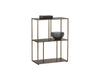 Eiffel Low Bookcase - Small - Antique Brass