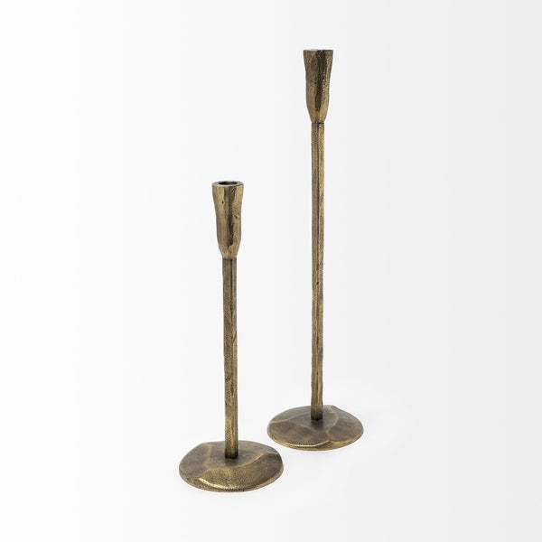 Levit (Large) Gold Table Candle Holder