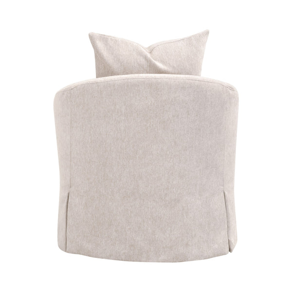 Faye Slipcover Swivel Club Chair