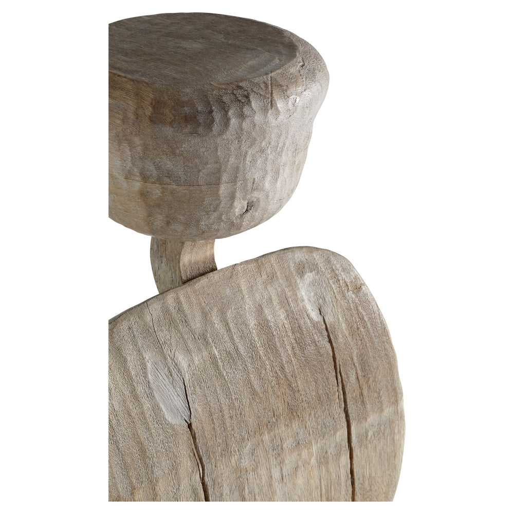 Chakra Sculpture | Weathered Grey - Large
