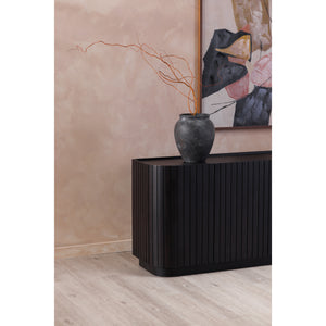 Moe's Povera 4 Door Black Sideboard