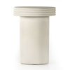 Grecia Outdoor End Table In Small In White