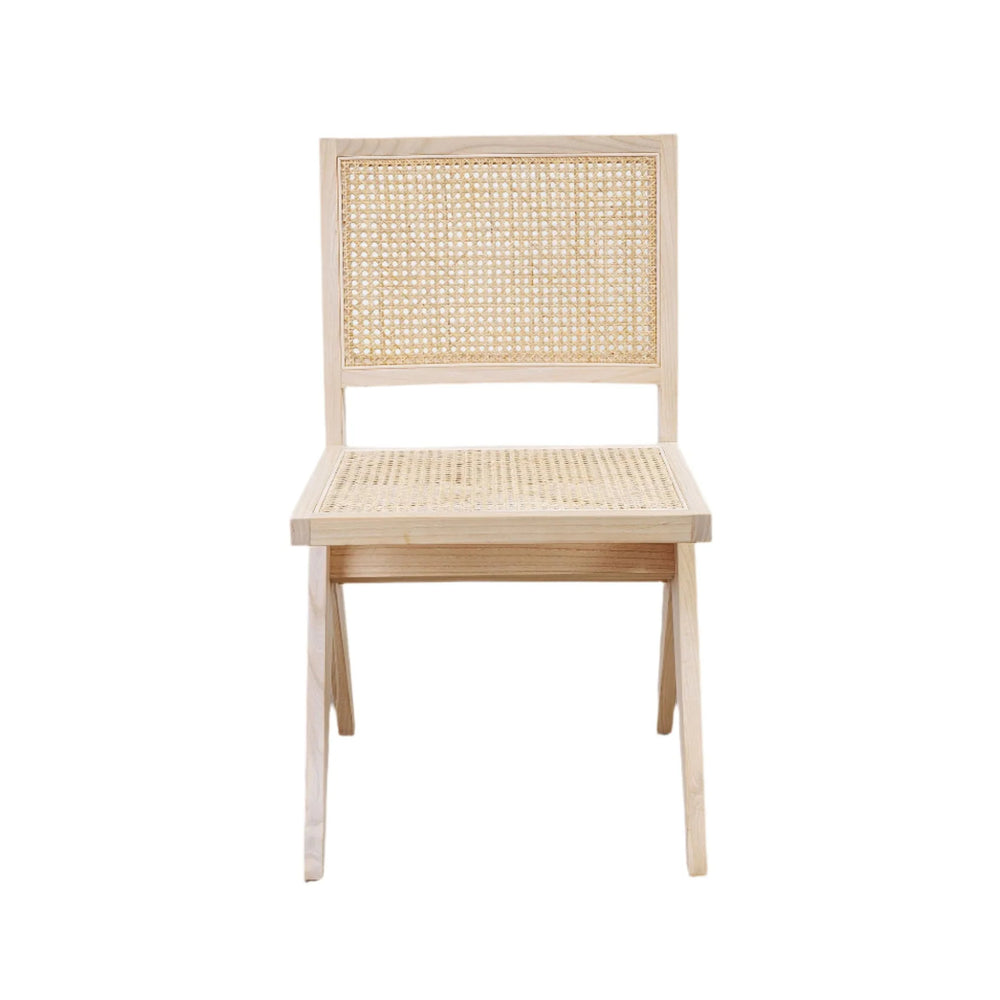 Jeanneret Cane Side Chair - Oak