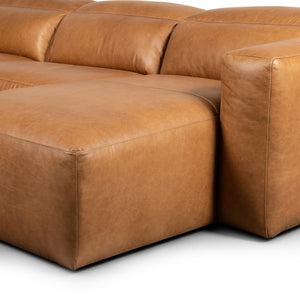 Radley Power Recliner 3-Piece Sectional W/ Chaise - Sonoma Butterscotch