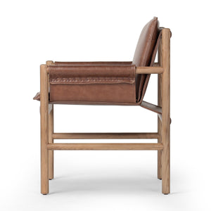 Kellis Dining Chair In Havana Brown And Amber Ash
