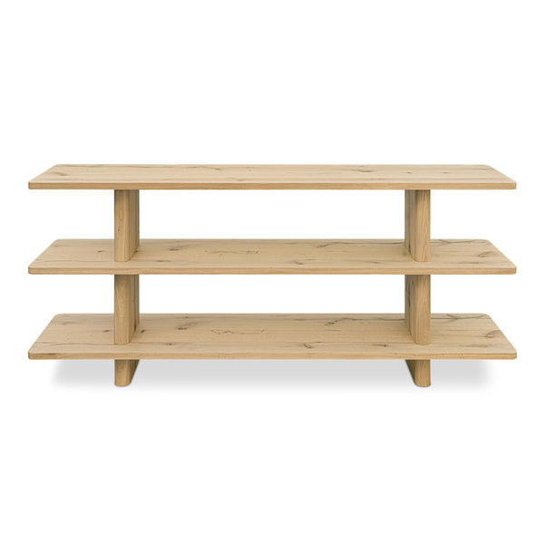 Casey Small Bookcase in Rustic Oak