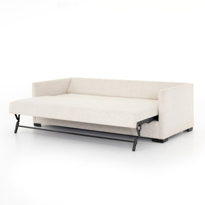 Wickham Sofa Bed In 86.5" In Alameda Snow In Full