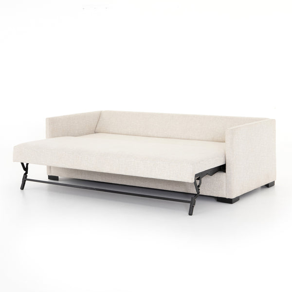 Wickham Sofa Bed In 86.5" In Alameda Snow In Full