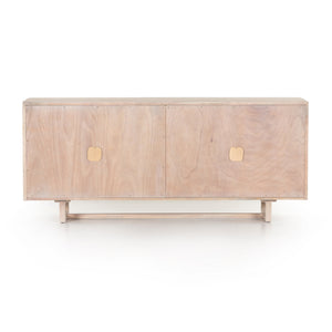 Clarita Sideboard In White Wash Mango
