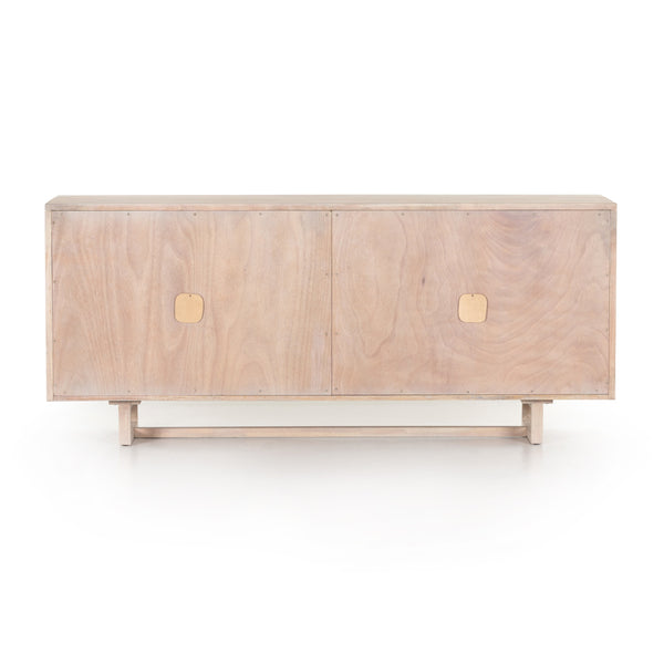 Clarita Sideboard In White Wash Mango