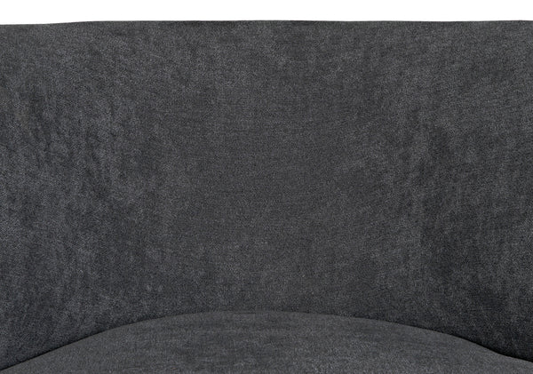 Laffont Sungkai/Mindi Chair in Charcoal Black with Ocean Grey Fabric