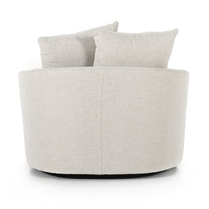 Chloe Swivel Chair - Delta Bisque