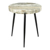 Brinley Accent Table with Brown Marble