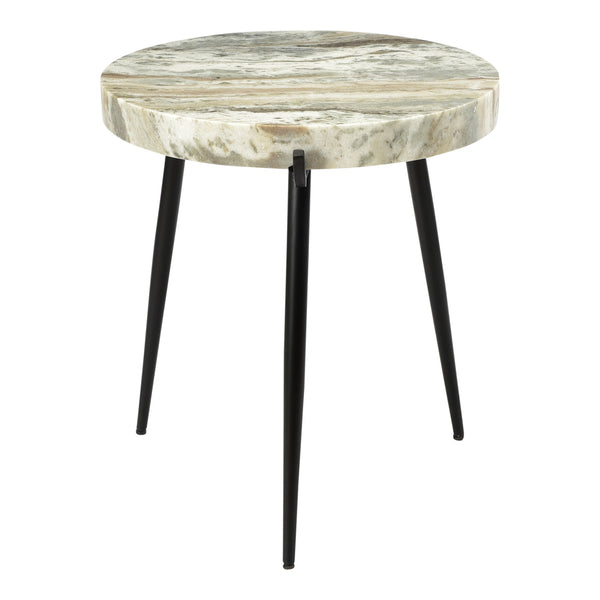 Brinley Accent Table with Brown Marble
