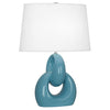 Steel Blue Fusion Table Lamp