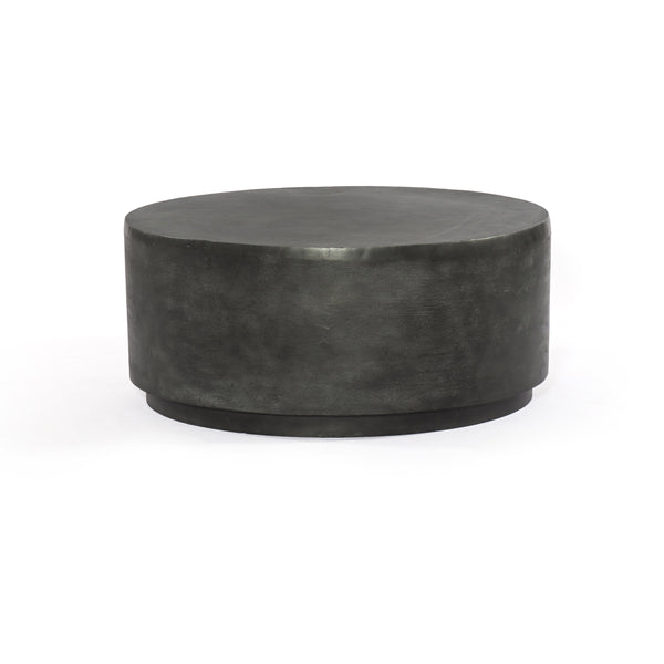 Javi Outdoor Coffee Table In Aged Grey