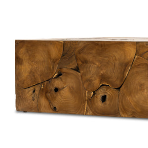 Tomlin Outdoor Coffee Table In Teak Root