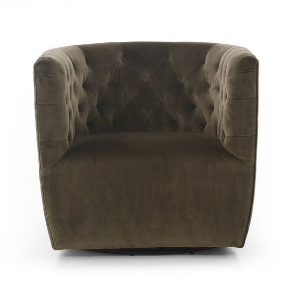 Hanover Swivel Chair - Surrey Olive
