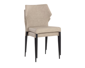 JAMES STACKABLE DINING CHAIR - BOUNCE STONE
