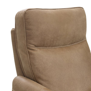 Vivica Leather Power Recliner in Toffee Finish