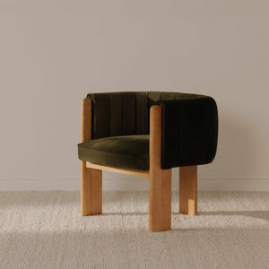 Moe's Sofi Accent Chair in Truly Olive