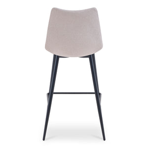 Moe's Alibi Set of 2 Beige Bar Stools