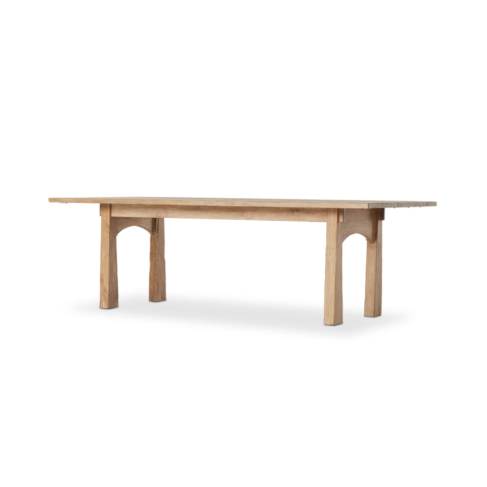 Clanton Dining Table In Aged Light Pine