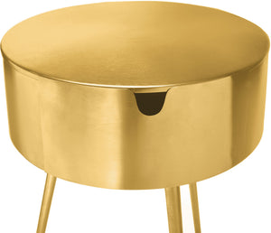 Bennie Night Stand In Gold