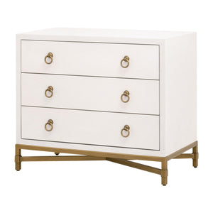 Strand Shagreen 3-Drawer Nightstand