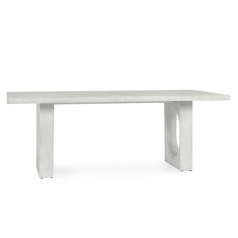 Lange Outdoor Rectangle Dining Table - Ivory