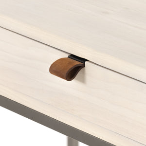 Trey Modular Writing Desk In Dove Poplar