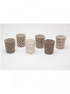 6 Tealight Brown Shades