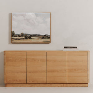 Round Off Sideboard in Natural Oak Finish