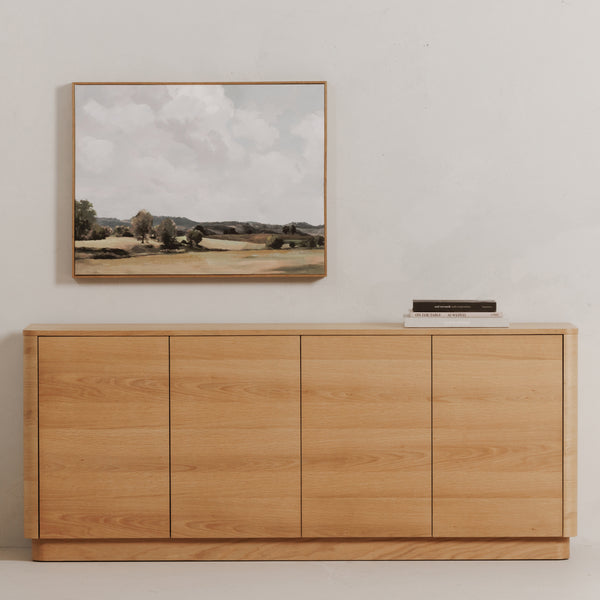 Round Off Sideboard in Natural Oak Finish