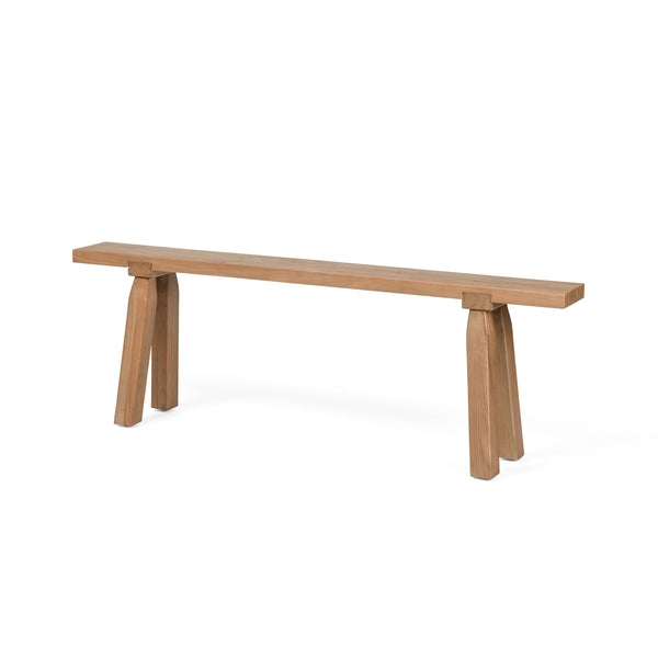 Lahana Accent Bench In Natural Elm