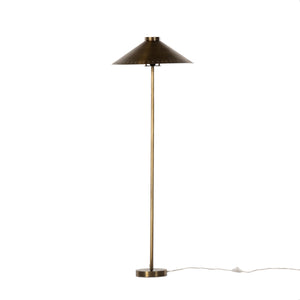 Egon Floor Lamp In Antique Brass Iron