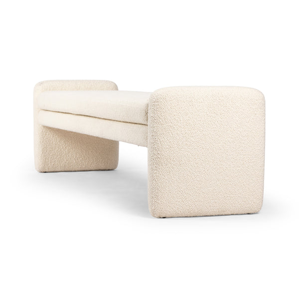 Serena Accent Bench in Durham Cream