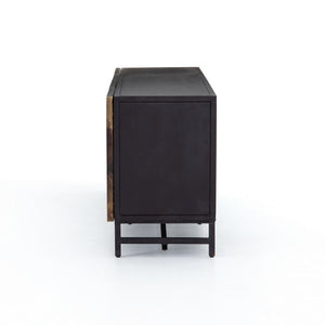 Stormy Media Console in Aged Brown