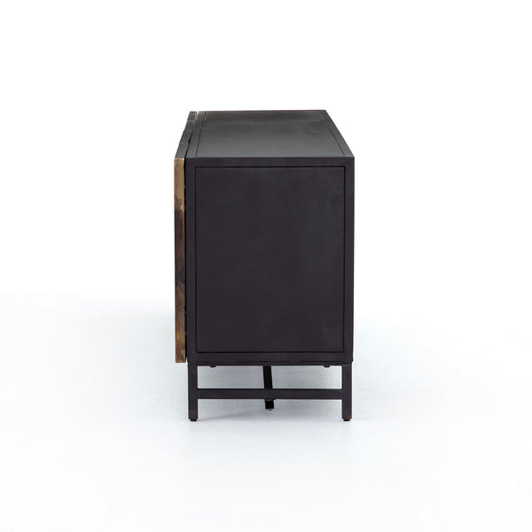 Stormy Media Console in Aged Brown