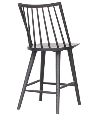 Lewis Windsor Counter Stool-Black Oak