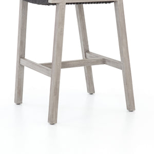 Delano Outdoor Bar Stool-Grey