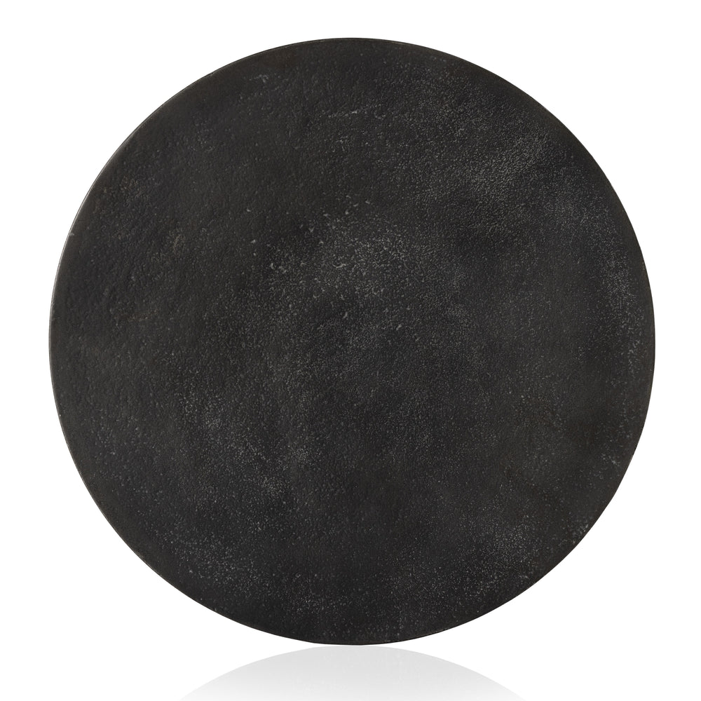Javi Outdoor End Table In Aged Grey