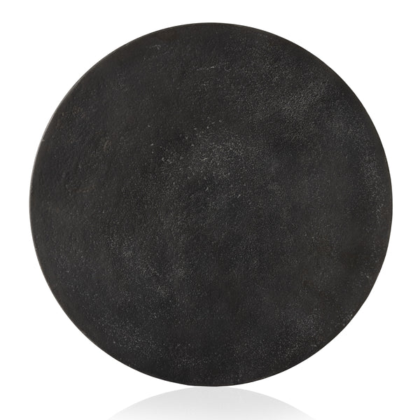Javi Outdoor End Table In Aged Grey