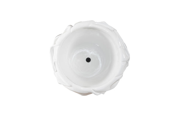 Drape Planter, Gel Coat White