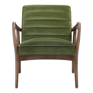 Anderson Armchair in Dark Ivy Velvet