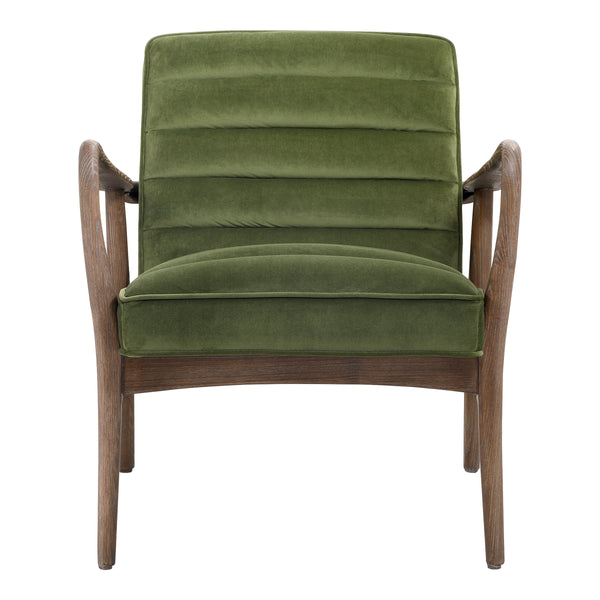 Anderson Armchair in Dark Ivy Velvet
