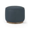 Sinclair Round Ottoman In Fresno Cobalt