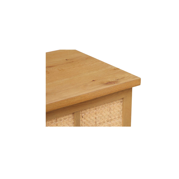 Moe's Seymour Sideboard Natural Oak & Rattan