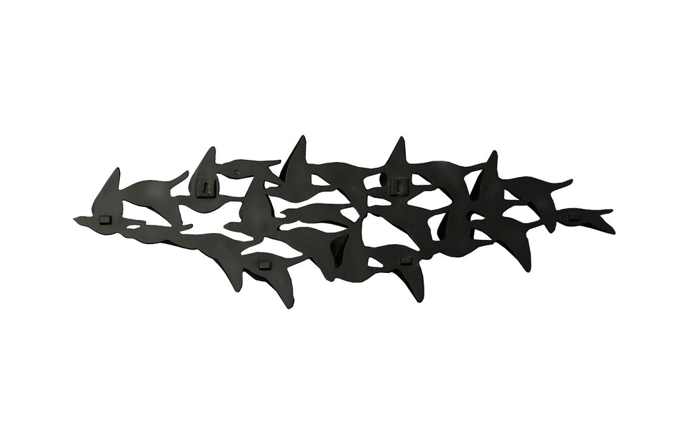 Flock Of Birds Wall Art, Black