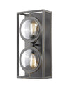 Port 2 Light Wall Sconce in Olde Bronze Finish